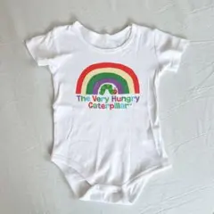 はらぺこあおむし 半袖ボディスーツ 肌着 80cm