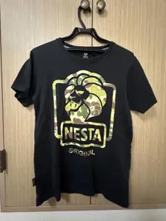 y*7様 NESTA BRAND Tシャツ カモフラ ライオンロゴ ブラック Sのサムネイル
