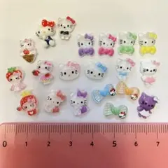キティちゃん いろいろセット 20こ リボン イチゴ カラフル レインボー