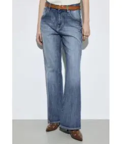 AZUL BY MOUSSY AZUL DENIM センタープレスフレアデニムのサムネイル
