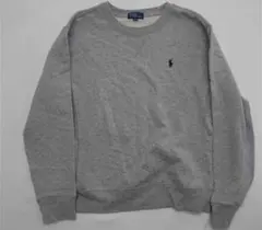 &ポロ ラルフローレン スウェットトレーナー 150グレー系綿100%値下げ不可