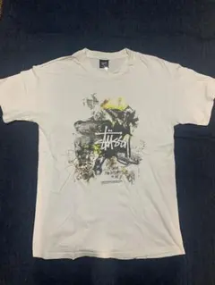 【絶版品】STUSSY（ステューシー）のグラフィックコラージュTシャツ