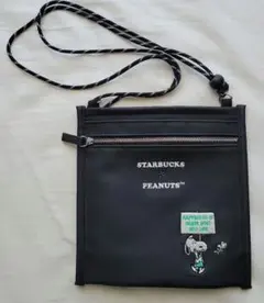 スタバ×SNOOPY サコッシュ 黒