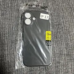 iPhone17 シリコンケース ブラック
