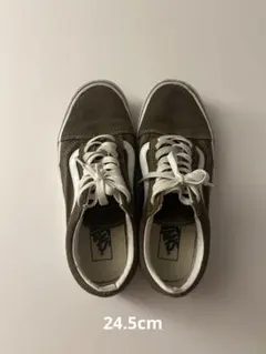 VANS オールドスクール　スエード　スニーカー　オリーブ　24.5cmのサムネイル