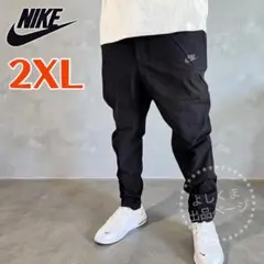 NIKE テーパードパンツ　黒　メンズ　Ｌサイズ　ストレッチ　ウーブン ナイキ ウーブン テーパードパンツ メンズ XL ストレッチ ウーブン