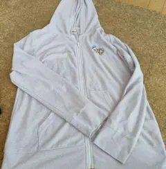 薄紫色DISNEY フルジップパーカー Lサイズ薄手