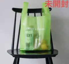 【新品・未使用】dean&deluca ショッピングバッグ　ライムグリーン
