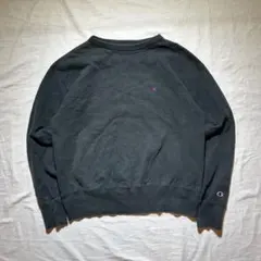Y2K champion チャンピオン　サンフェード　ブラック　スウェット