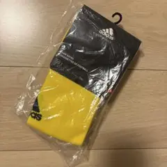 【新品未使用】adidas イエロー　黄色　サッカーソックス