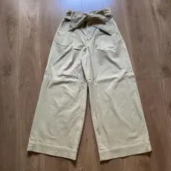 ★グローバルワークス★ワイドパンツ★ベルト付き★サイズS★