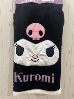 クロミちゃん　サンリオ　ダイカットブランケット　毛布　膝掛け　アベイル