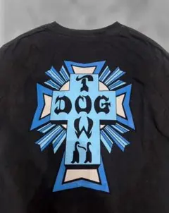 美品90s-00s DOGTOWN Tシャツ 黒クロスロゴ グレー メキシコ製 - メルカリ