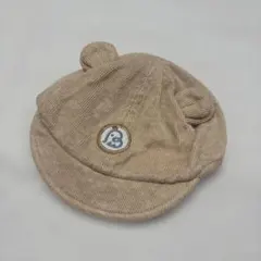 ベビー キッズ 帽子 くま耳 ベージュ
