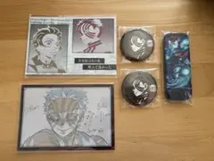 鬼滅の刃★缶バッジ　ポストカード【猗窩座】