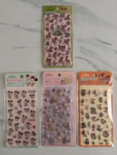 ぷくぷくシール 3枚セット ズートピア・プリンセス・ミッキー