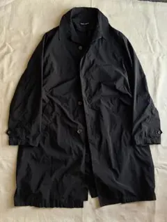 【ヴィンテージ（美品）】GIORGIO ARMANI ステンカラーコート 黒 Giorgio Armani ブラック ステンカラーコート 【公式通販】