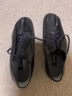 レザー製ジャズシューズ黒