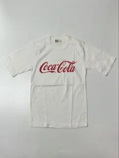 80’s MEN’S wear Coca-Cola ホワイト　Tシャツ　Mサイズ