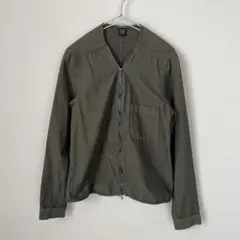 試着のみ！新品未使用　オリーブグリーン ジッパー付きジャケット