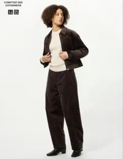 新品未使用　UNIQLO コーデュロイカーブパンツ(丈標準) M コトニエ