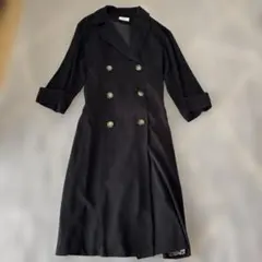 はる様専用　MURUA ダブルブレスト黒ワンピース　コート