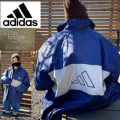 アディダス　adidas 中綿ナイロンジャケット　超ビッグサイズ希少90s古着.