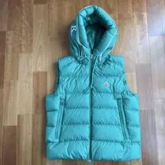 MONCLERモンクレール Cardamineフード付きダウンベスト グリーン