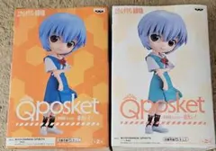 エヴァンゲリオン　Qposket 綾波レイ 2体セット。