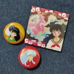 犬夜叉　スクエア　ミニ　缶バッジ