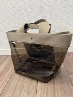 HAYNI クリアトートバッグ　グレージュのサムネイル
