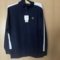 FILA ネイビー ジップアップジャケット　M