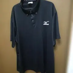 Mizuno ブラック ポロシャツ 4L
