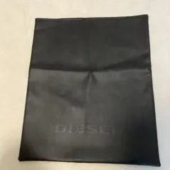 DIESEL ロゴ入り ブラック 合皮 収納袋のサムネイル