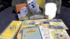 パペットスンスン ぬいぐるみ　ポップアップ　箱入り マスコット おまけ付き