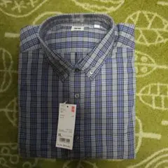 ユニクロエクストラファインコットンブロードチェックシャツ