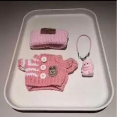 ラブブ　LABUBU 着せ替え　 POP MART 3点セット　ピンク