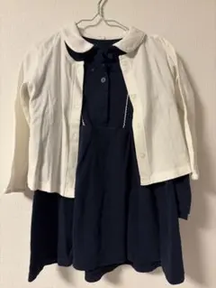 120 フォーマルワンピース　カーディガンセット