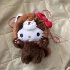 ハローキティ BANZAIシリーズ　ネックポシェット　レッサーパンダ