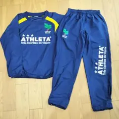ATHLETA ピステ上下セット 150 ネイビー　アスレタ　サッカー