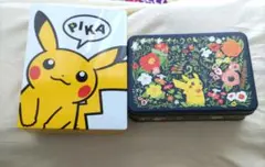 ポケモンセンター ピカチュウ空き缶2個セット