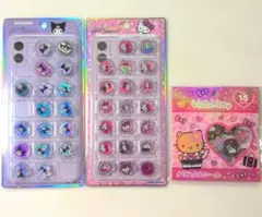 サンリオおはじきシール　ハローキティ　クロミ　クリスタルシール日焼けキティ正規品