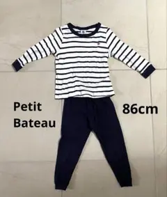 Petit Bateau ストライプ パジャマ 86cmのサムネイル