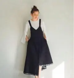 極美品 エムズグレイシー デニムワンピース コレクション カタログ掲載