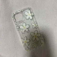 花柄 クリアiPhone14ケース