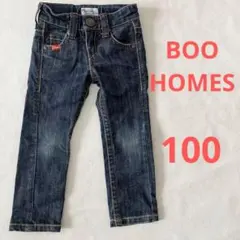 【美品】デニム　パンツ　ジーンズ　100cm　男の子　女の子　BOOHOMES