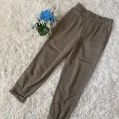 MICHEL KLEIN ロールアップ裾 カジュアルパンツ　36 ウエストゴム