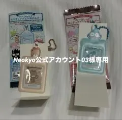 サンリオシークレットミニチュアチェキ用ホルダー ハンギョドン、タイニーチャム