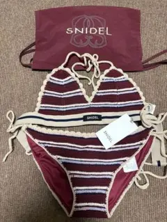 新品・完売品：SNIDEL スナイデル リュックセットクロシェビキニ MIX