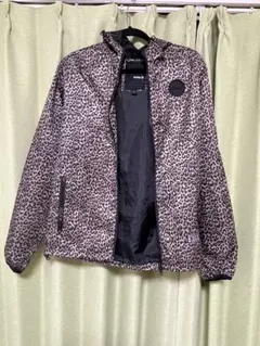 Hurley ナイロンジャケット レオパード柄 Lサイズ